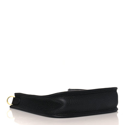 Hermes Taurillon Clemence Evelyne TPM Black 4 of 11