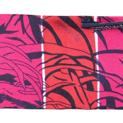 Hermes Silk Jungle Love Rainbow Twilly Rose Vif Encre White 3 of 4
