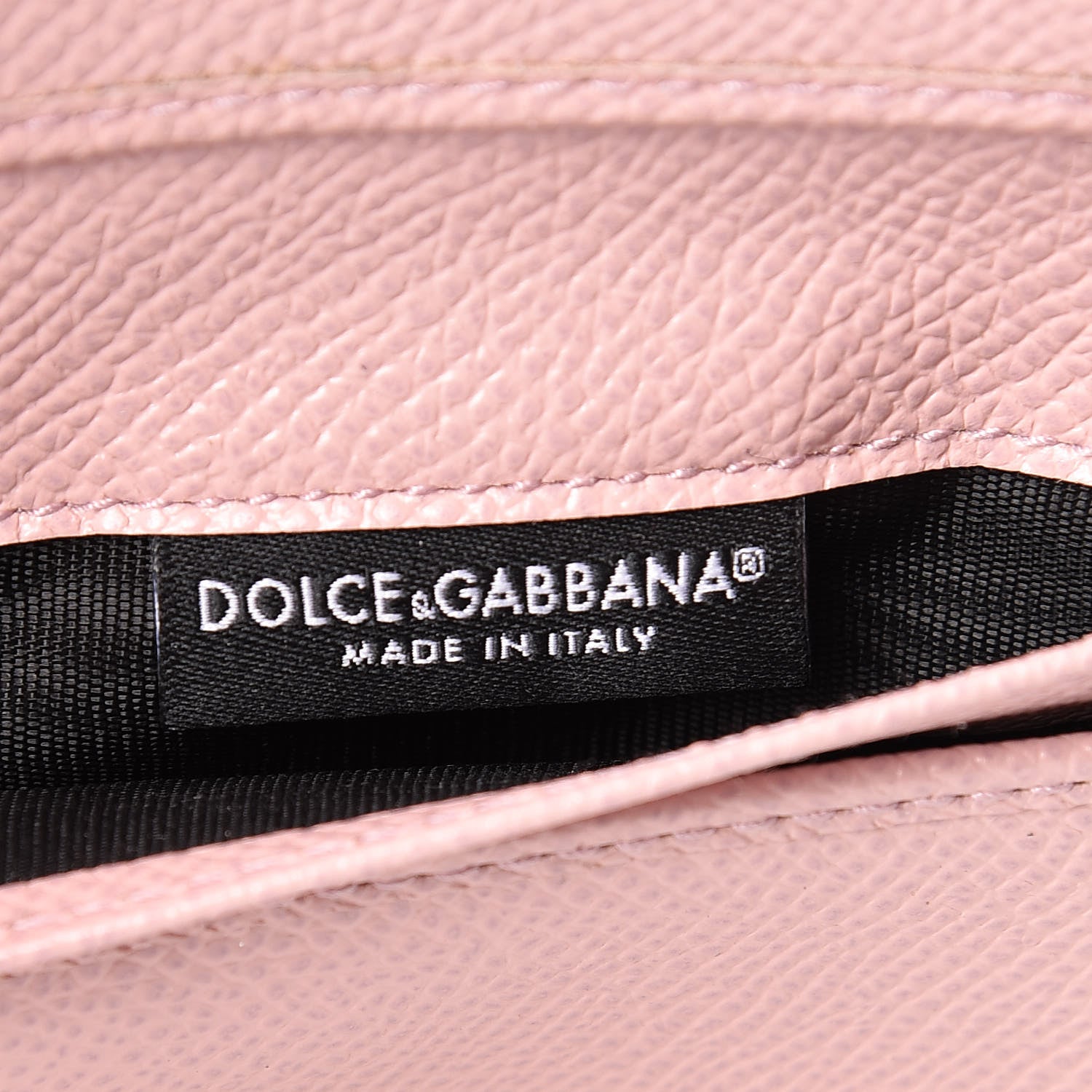 Dolce & Gabbana Dauphine Small Zip Around Wallet Pink 6 of 10