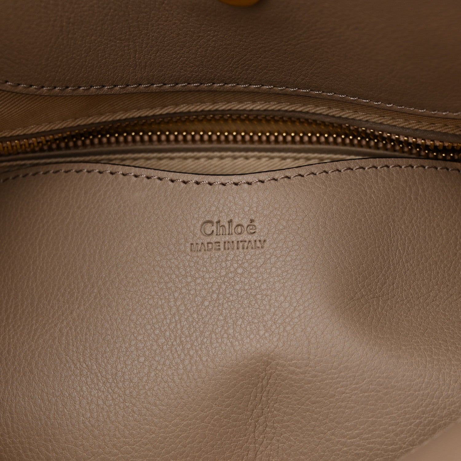 Chloe Suede Calfskin Medium Owen Bucket Bag Motty Grey 6 of 11
