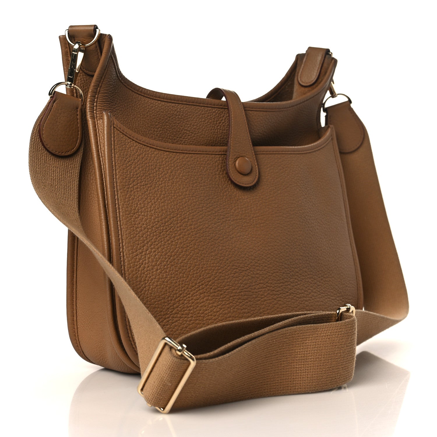 Hermes Taurillon Clemence Evelyne III PM Biscuit 2 of 10