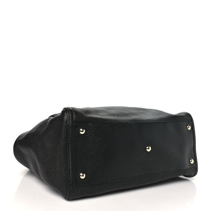 Gucci Pebbled Calfskin Medium Soho Shoulder Bag Black 4 of 10