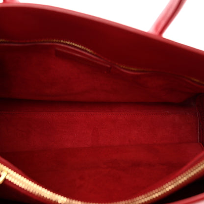 Saint Laurent Calfskin Small Sac De Jour Lipstick Red 7 of 12