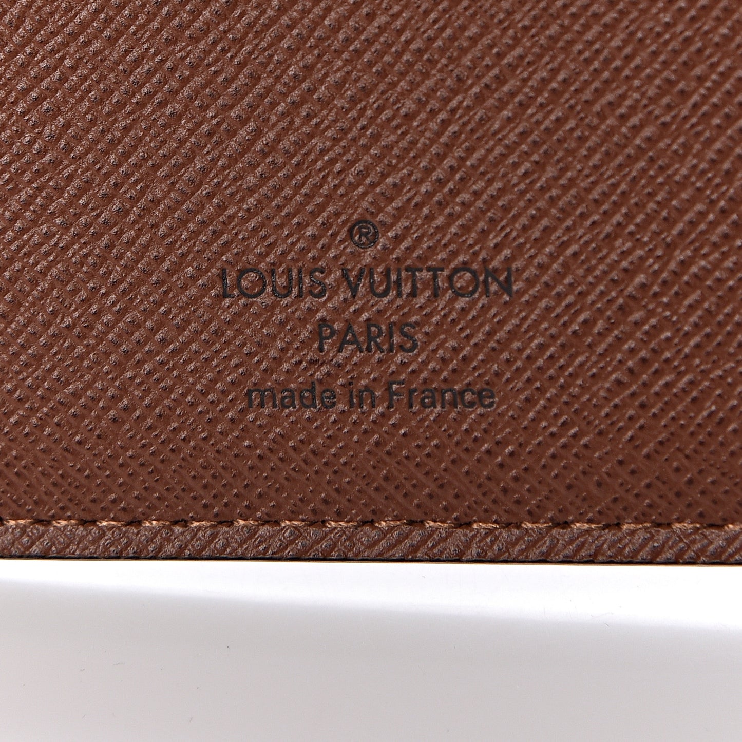 Monogram Desk Agenda Cover