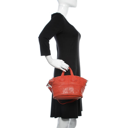 Givenchy Sugar Goatskin Micro Nightingale Red 3 of 11