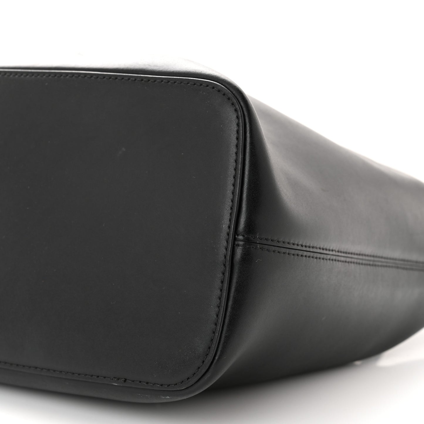 Calfskin Medium Antigona Whipstitch Handle Tote Black