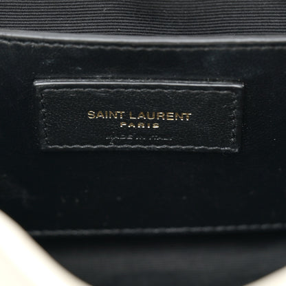 Saint Laurent Lambskin Quilted Monogram Mini Nolita Blanc Vintage 6 of 12