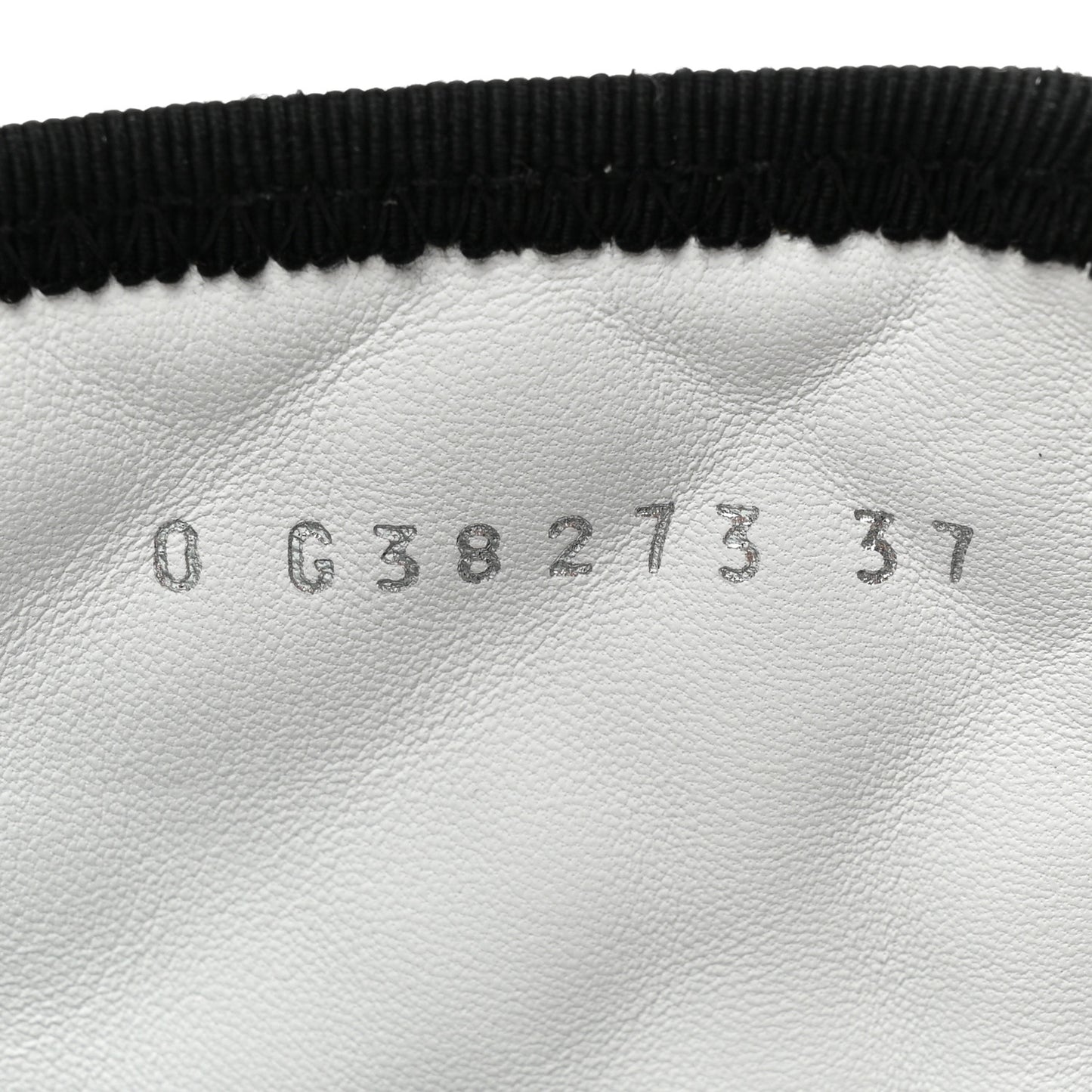 Fabric Grosgrain Quilted Cap Toe Lace Up Combat Boots 37 White Black