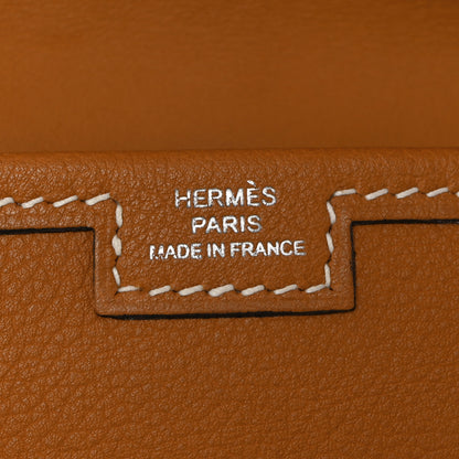 Hermes Evercolor Jige Elan 29 Clutch Toffee 6 of 8