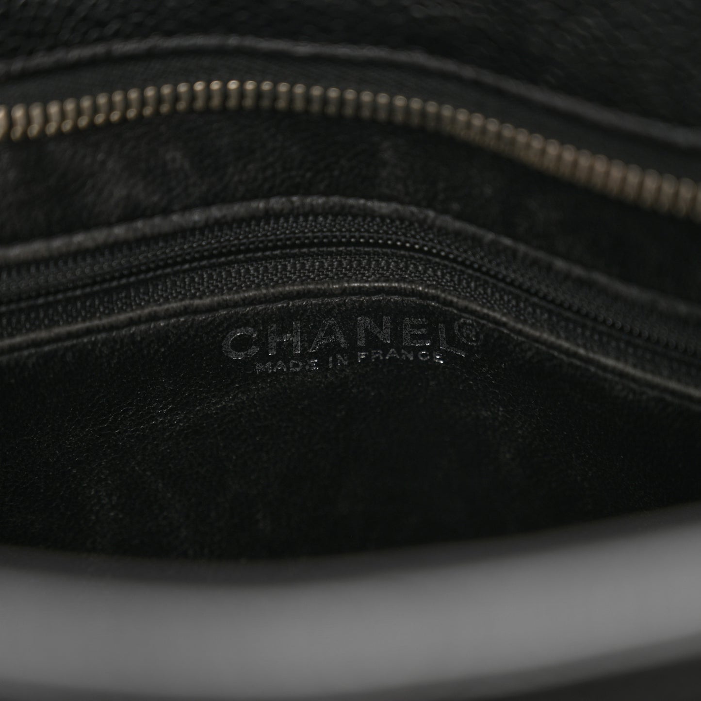 Caviar Quilted Medallion Tote Black