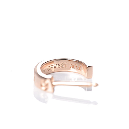Cartier 18K Pink Gold Small LOVE Hoop Earrings 5 of 6