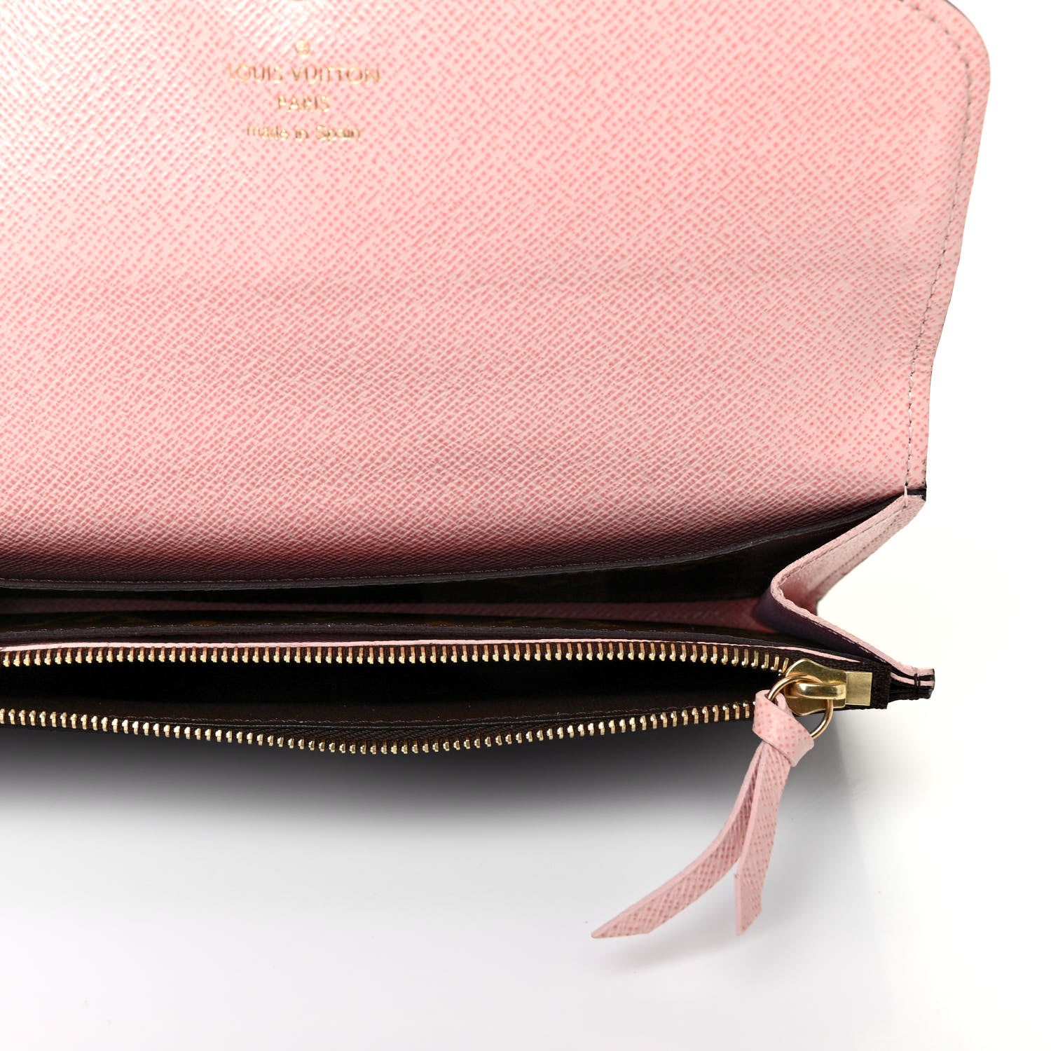 Louis Vuitton Monogram Emilie Wallet Rose Ballerine 4 of 4