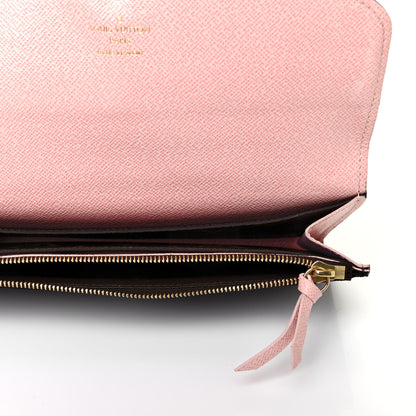 Louis Vuitton Monogram Emilie Wallet Rose Ballerine 4 of 4