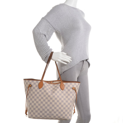 Louis Vuitton Damier Azur Neverfull MM 2 of 7