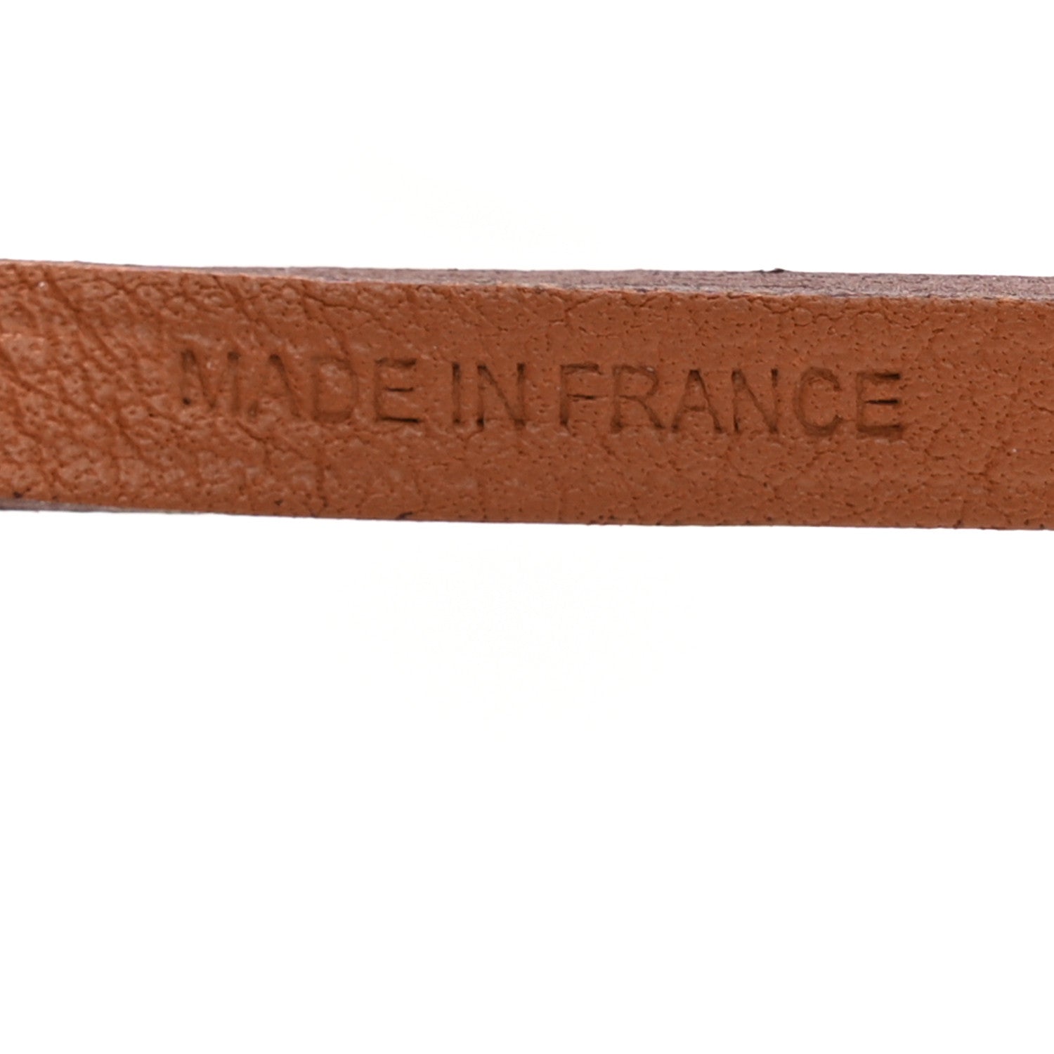 Hermes Milo Lambskin Swift Shopping Bag Charm Feu Gold 4 of 4