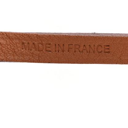 Hermes Milo Lambskin Swift Shopping Bag Charm Feu Gold 4 of 4