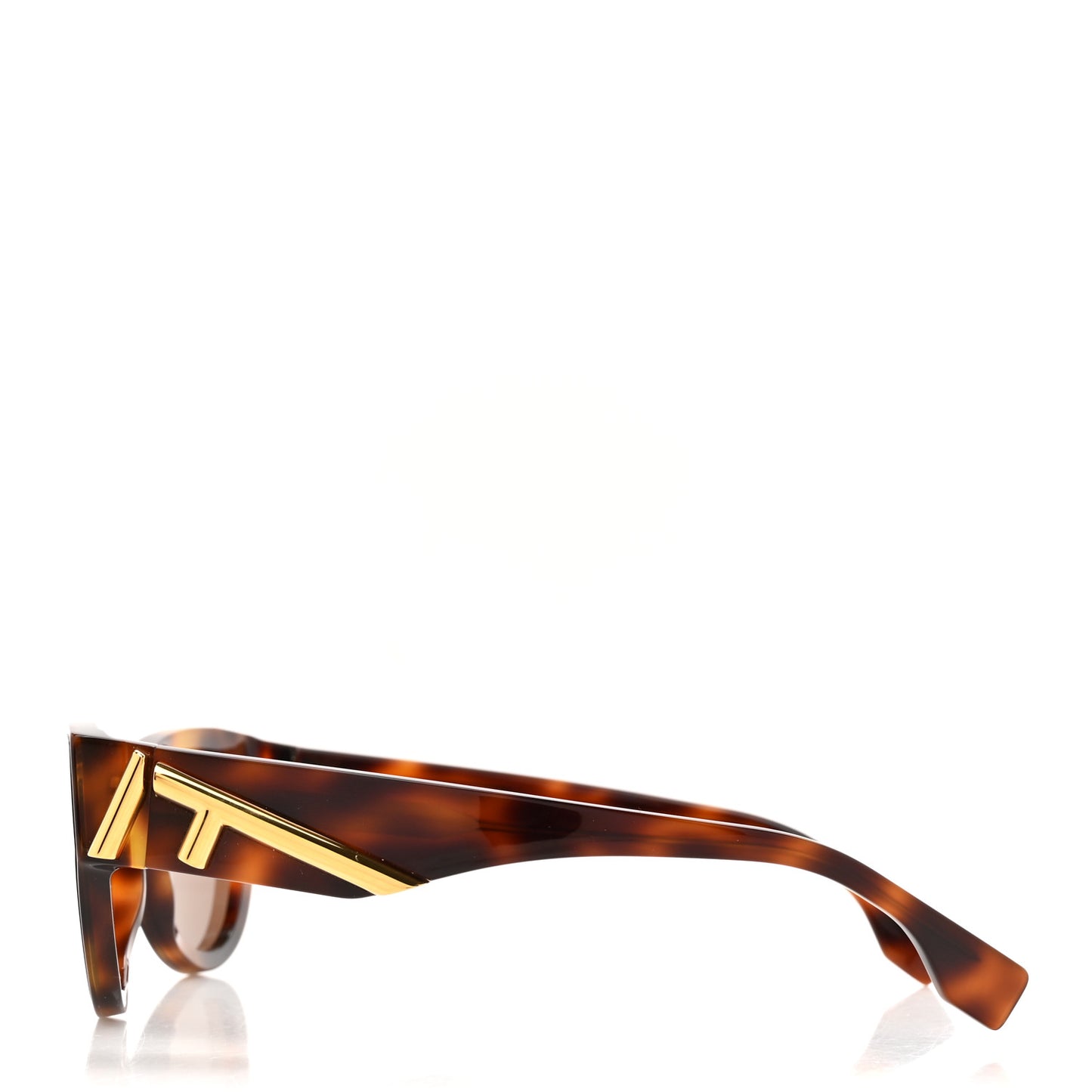 Acetate Fendi First Round Sunglasses FE401351 Blonde Havana