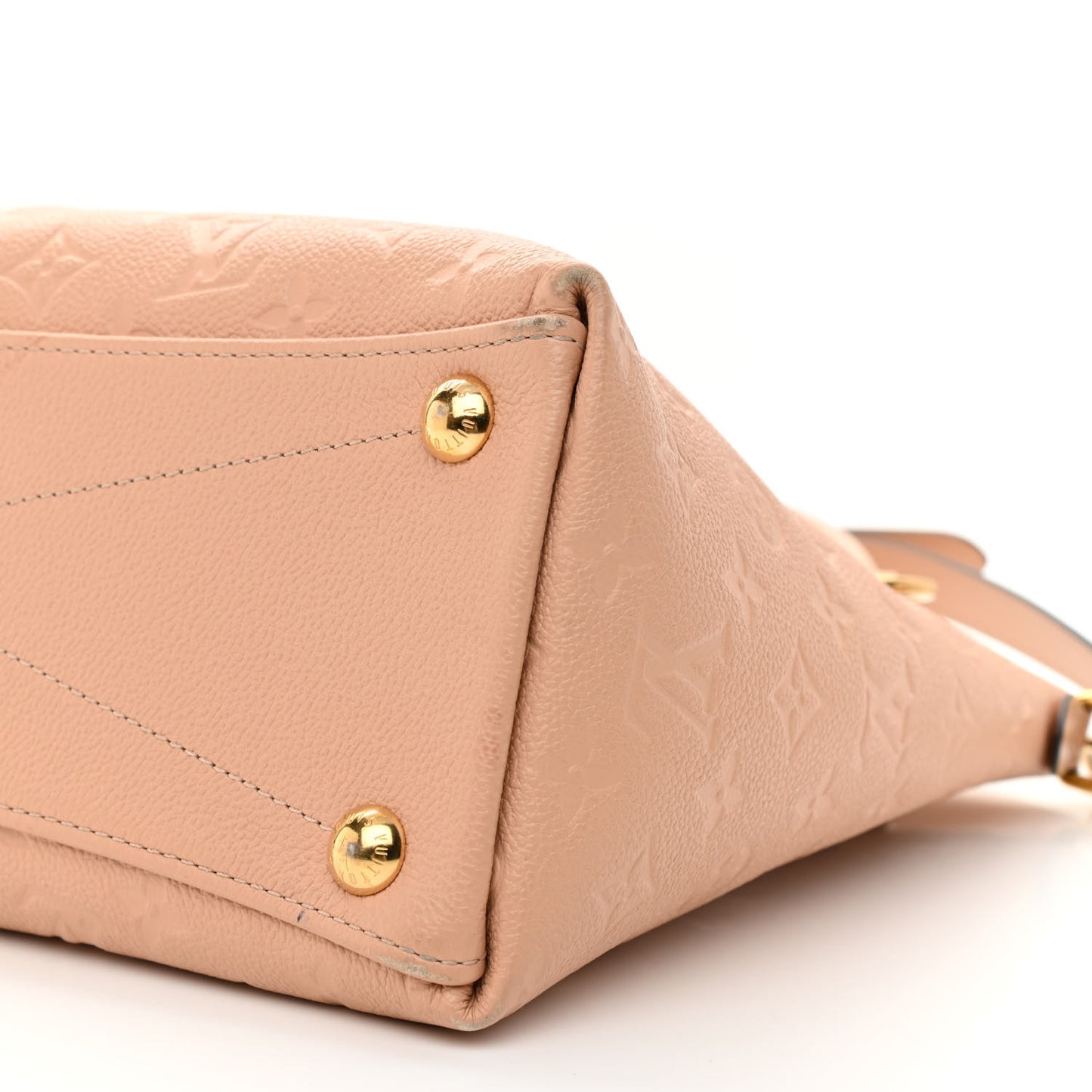Empreinte V Tote MM Beige Rose Creme