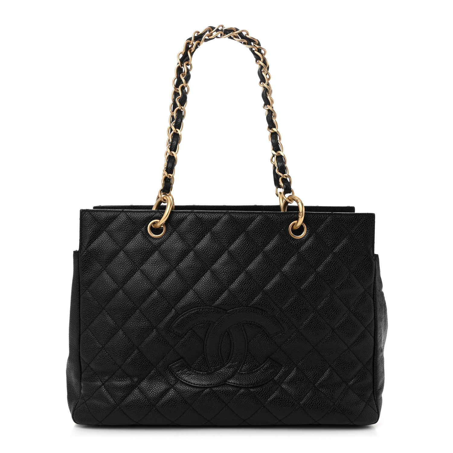 Chanel Caviar Quilted Grand Timeless Tote GTT Black 1 of 13