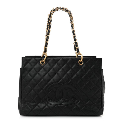 Chanel Caviar Quilted Grand Timeless Tote GTT Black 1 of 13