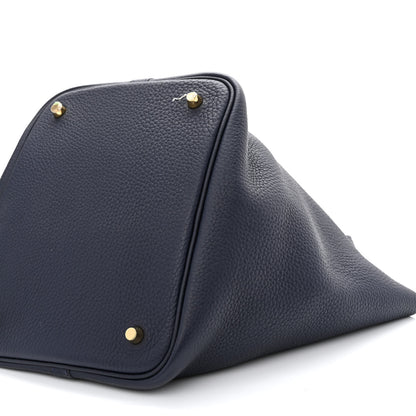 Hermes Taurillon Clemence Picotin Lock 22 MM Bleu Nuit 10 of 10