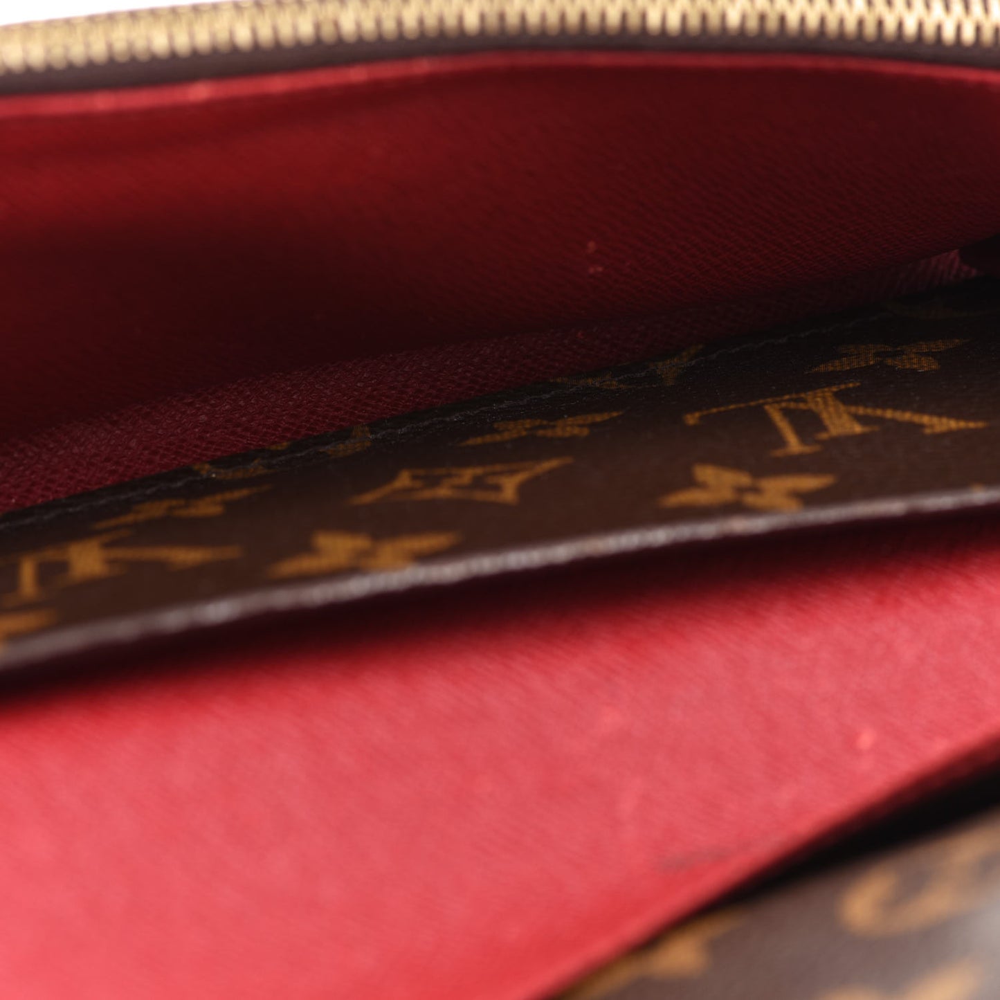 Monogram Emilie Wallet Rouge
