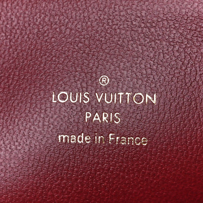 Louis Vuitton Lambskin Embossed Monogram Coussin MM Beige 8 of 15