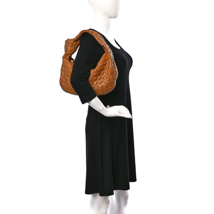 Bottega Veneta Nappa Intrecciato Teen Jodie Hobo Caramel 2 of 10