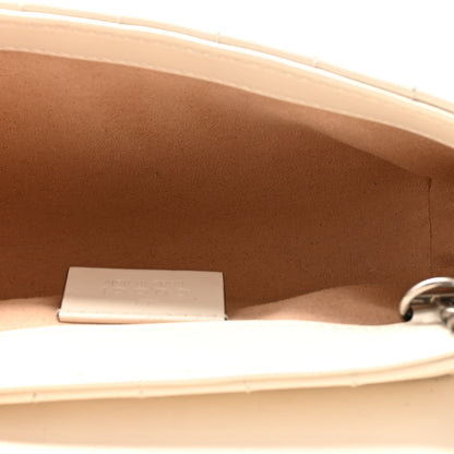 Gucci Calfskin Crystal Matelasse Aria Super Mini GG Marmont Shoulder Bag Mystic White Multicolor 5 of 11