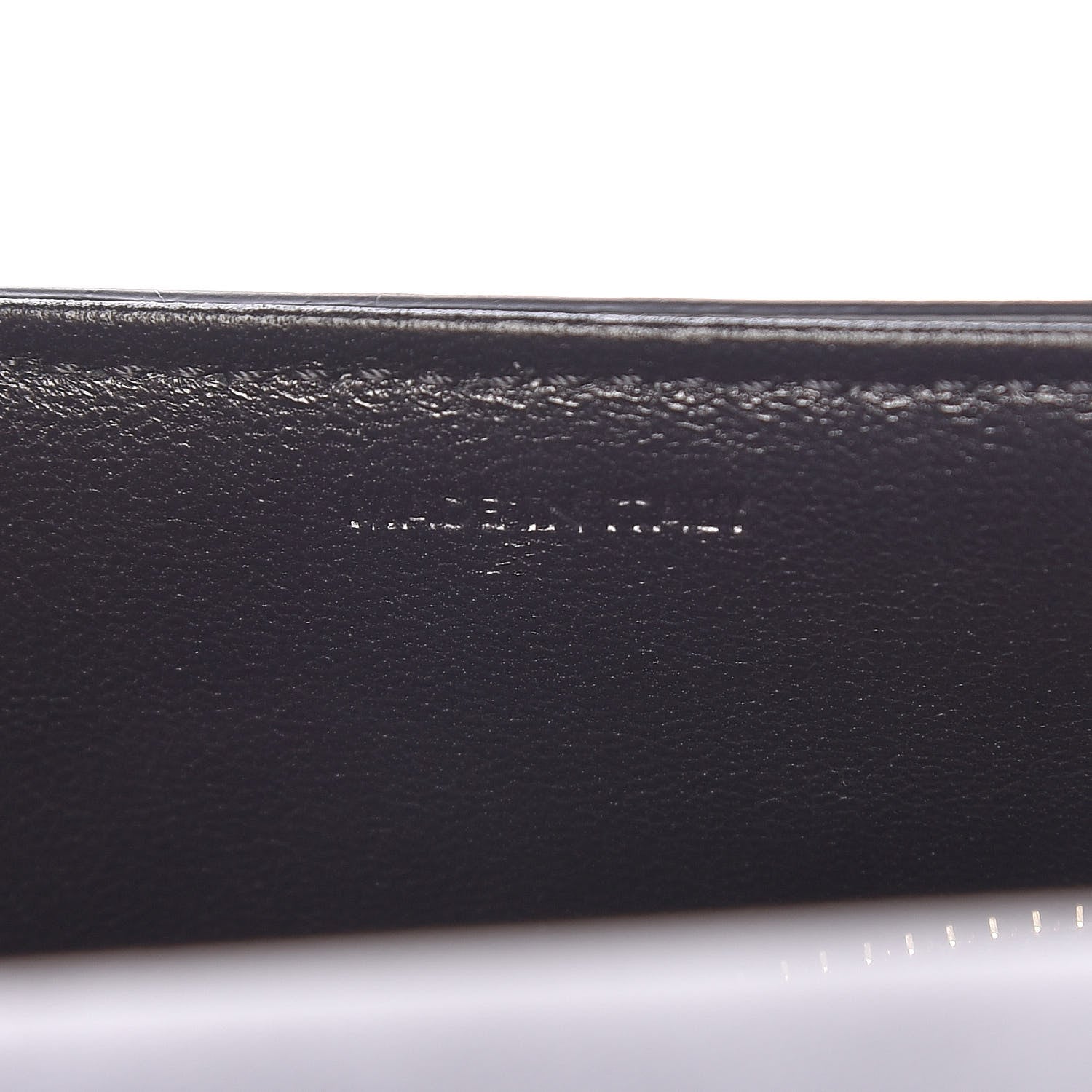 Celine Shiny Calfskin Medium Chain Maillon Triomphe Black 7 of 10