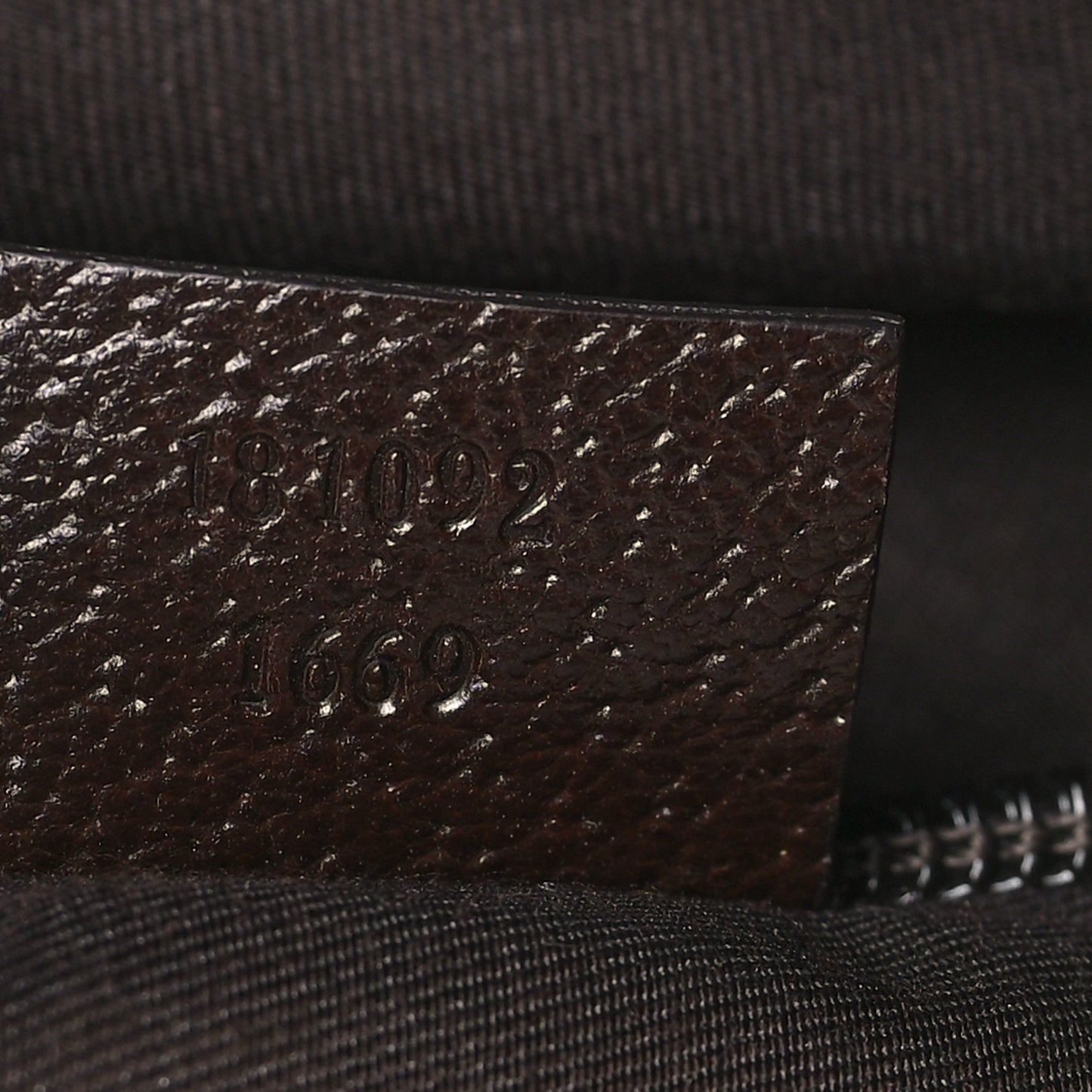 Monogram Web Medium Half Moon Hobo Dark Brown