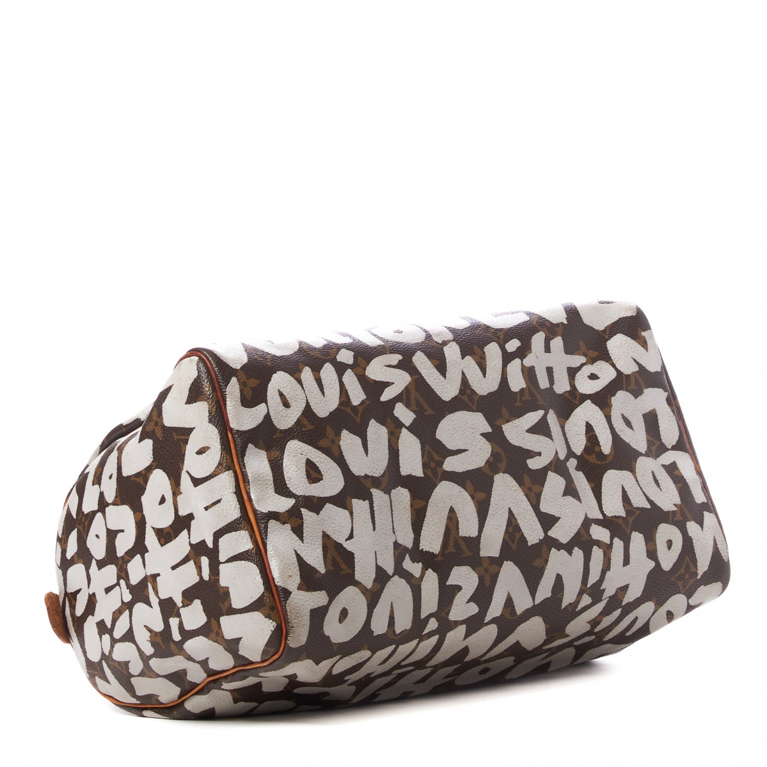 Louis Vuitton Monogram Graffiti Speedy 30 Silver 3 of 10