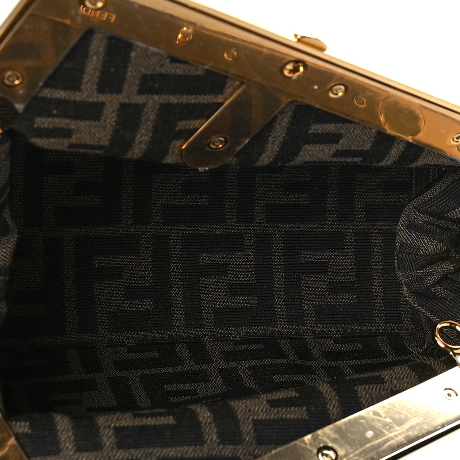 Fendi Shiny Nappa Small Fendi First Caramello 5 of 10