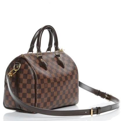 Louis Vuitton Damier Ebene Speedy Bandouliere 25 4 of 9