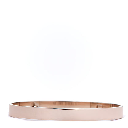 Hermes 18K Rose Gold Diamond PM Collier De Chien Bracelet SH 2 of 4