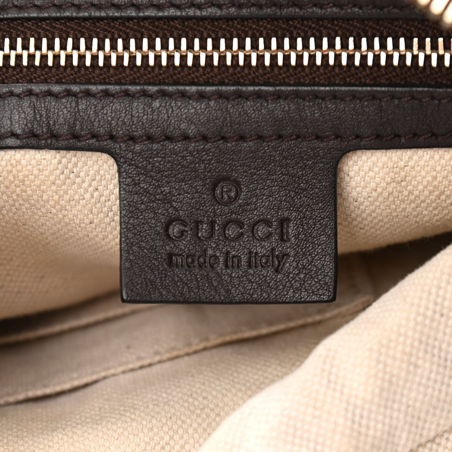 Guccissima Small Miss GG Hobo Brown