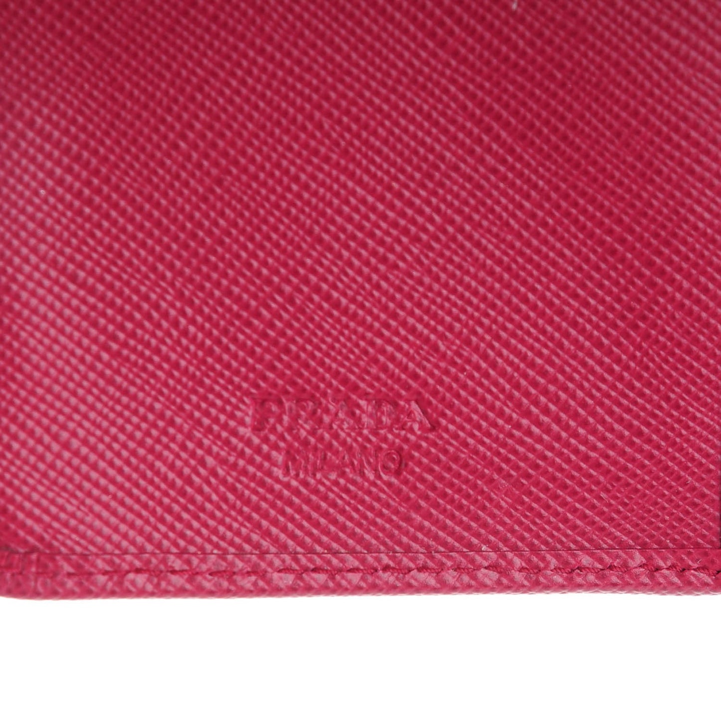 Saffiano Metal Compact Wallet Peonia