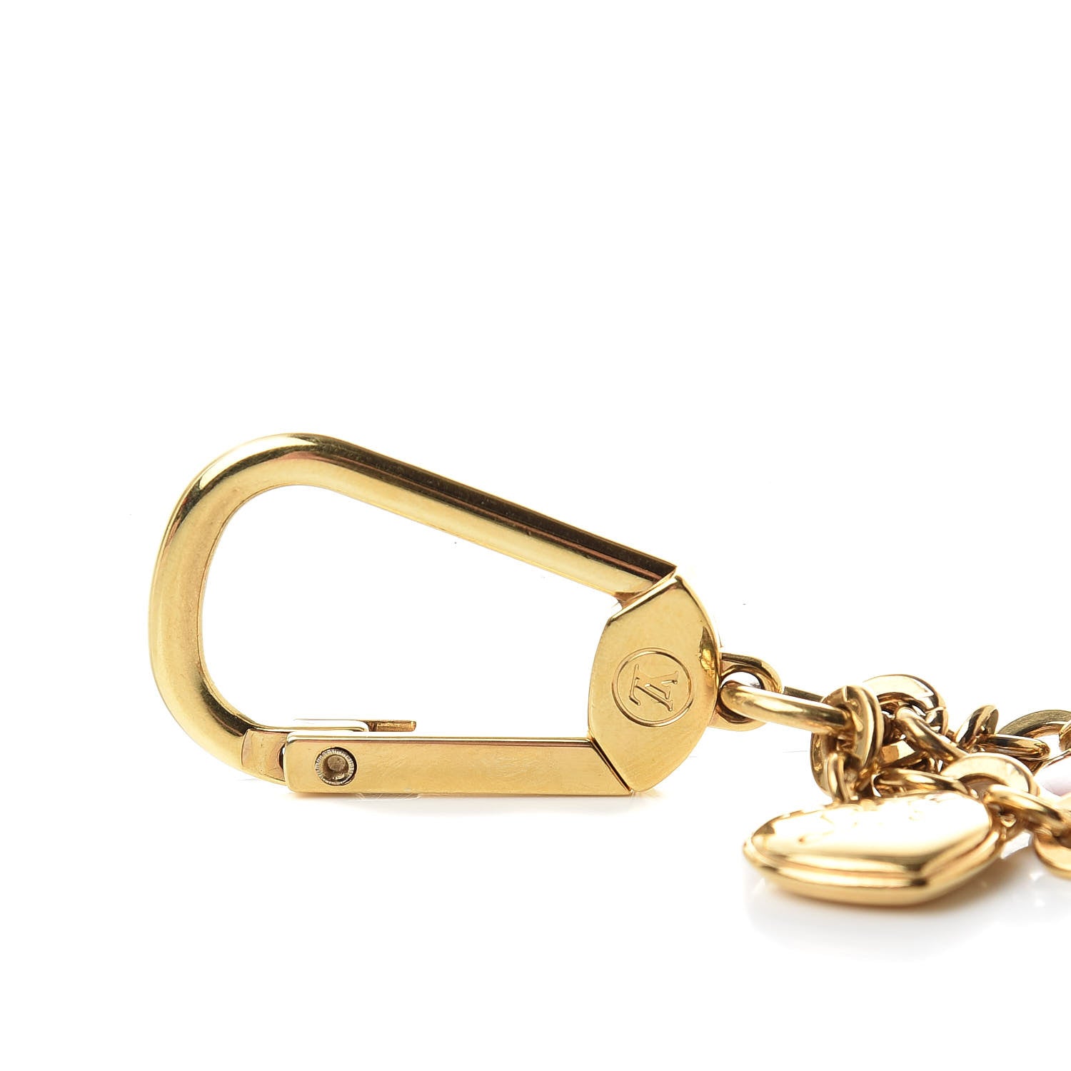 Louis Vuitton Rayures Coeur Bag Charm Key Holder Pomme D'Amour 3 of 3