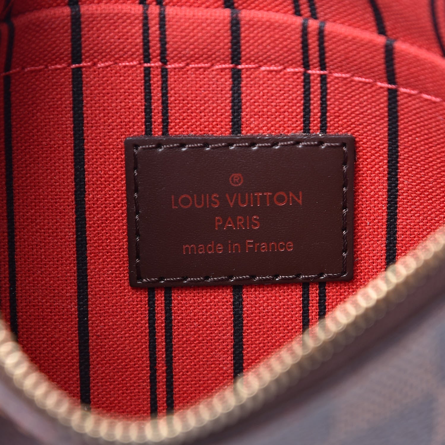Louis Vuitton Damier Ebene Neverfull PM Pochette 6 of 8