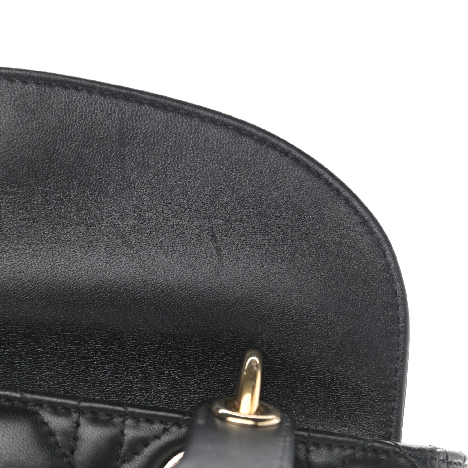 Christian Dior Lambskin Cannage Small Lucky Badges My Lady Dior Black 11 of 11