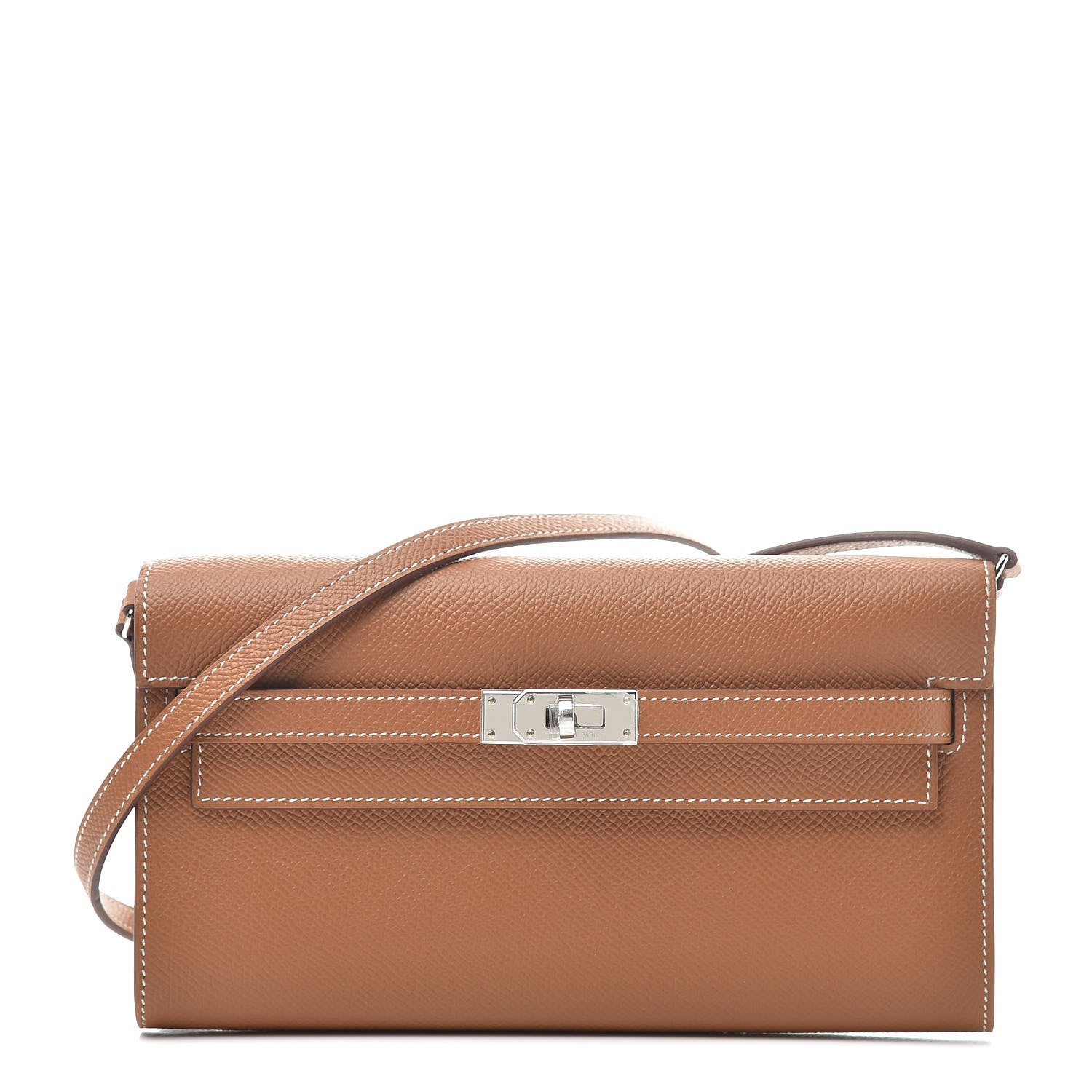 Hermes Epsom Kelly Wallet To Go Gold 1 of 11