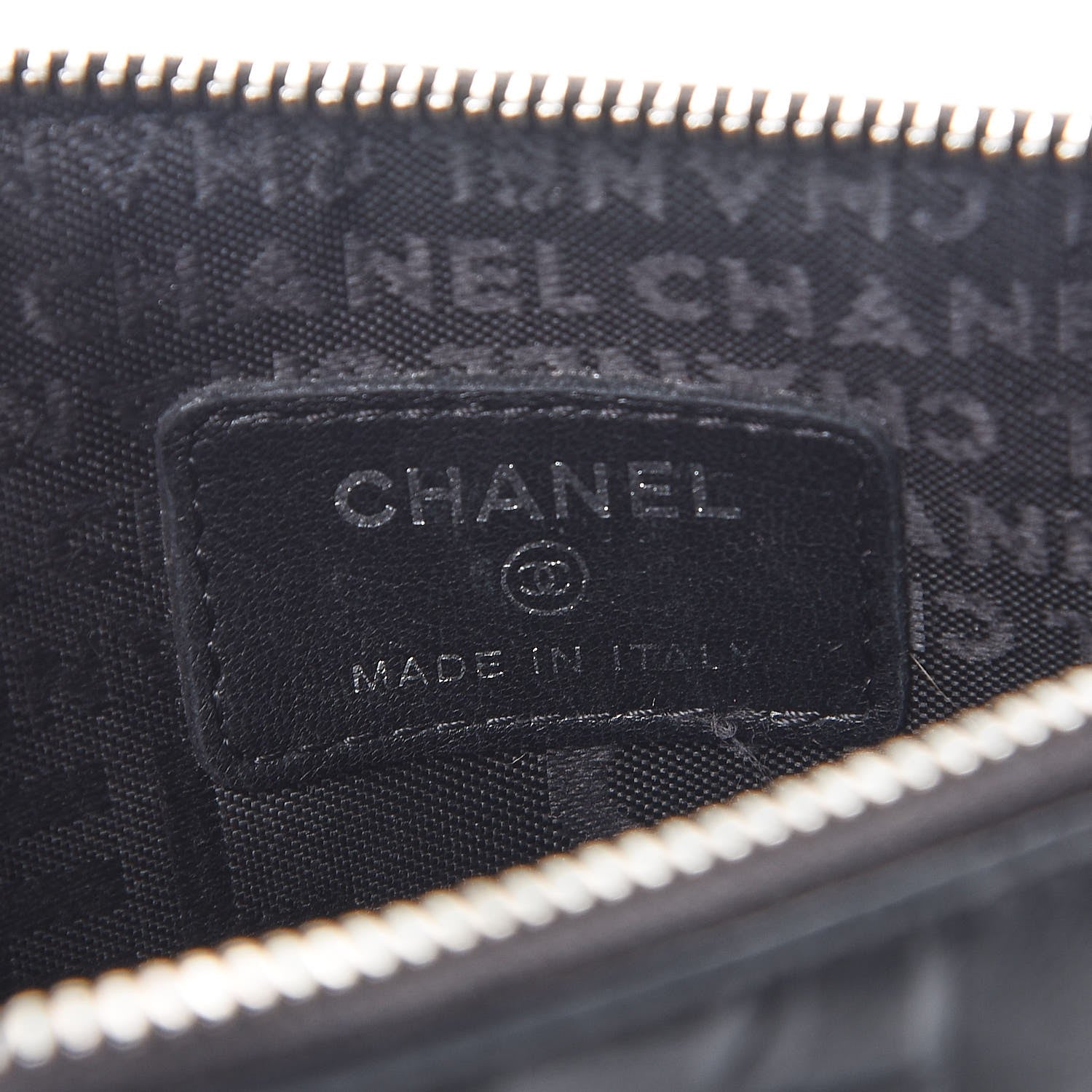 Chanel Lambskin Precious Symbols Pochette Black 7 of 9