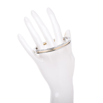 Bulgari 18K Yellow Gold Stainless Steel B.Zero1 Bangle Bracelet 3 of 8
