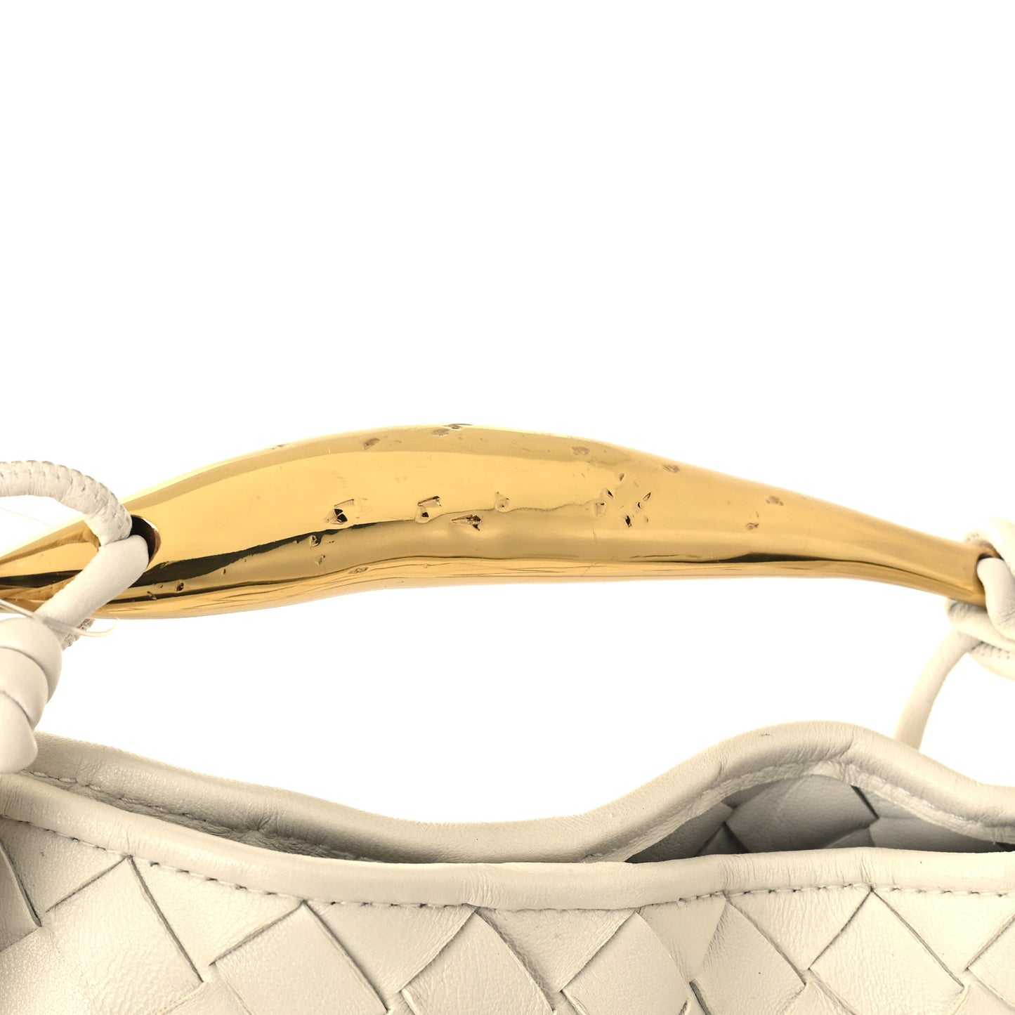 Nappa Intrecciato Mini Sardine Bag Chalk