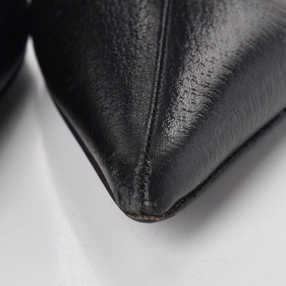 Gucci Calfskin D Ring Knee High Boots 7.5 Black 10 of 12