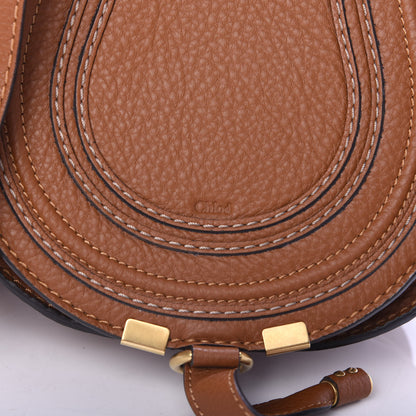 Chloe Calfskin Mini Marcie Round Crossbody Bag Tan 9 of 9