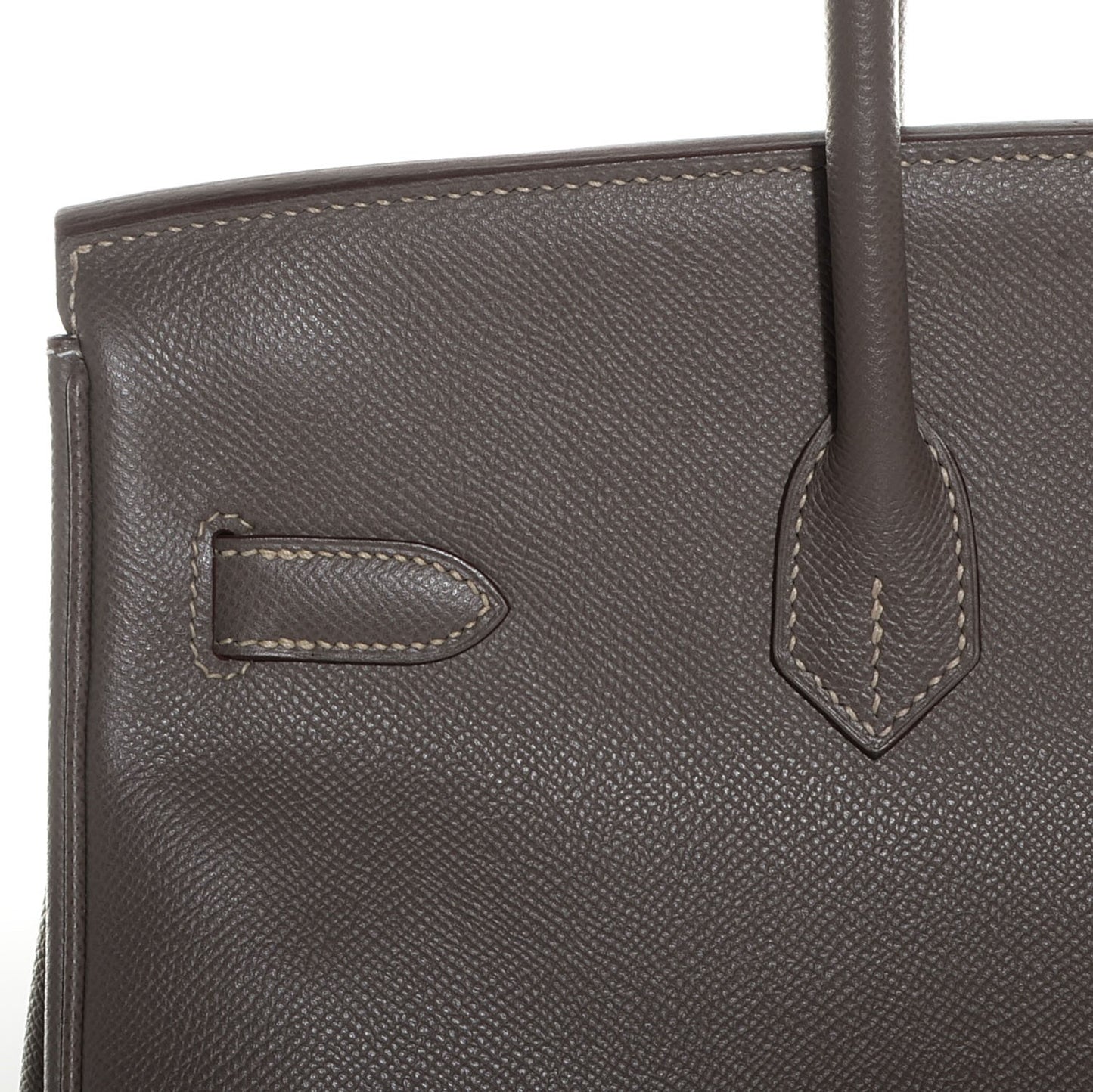 Epsom Candy Birkin 35 Etain Bleu Thalassa