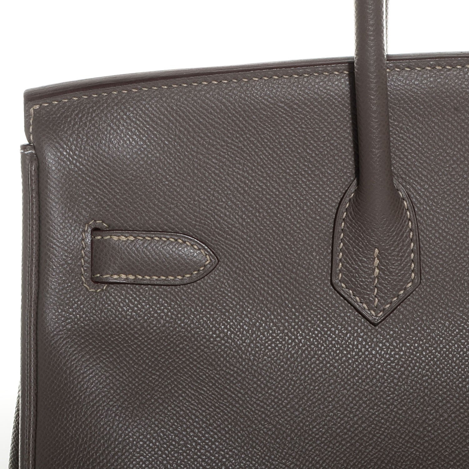 Hermes Epsom Candy Birkin 35 Etain Bleu Thalassa 9 of 23