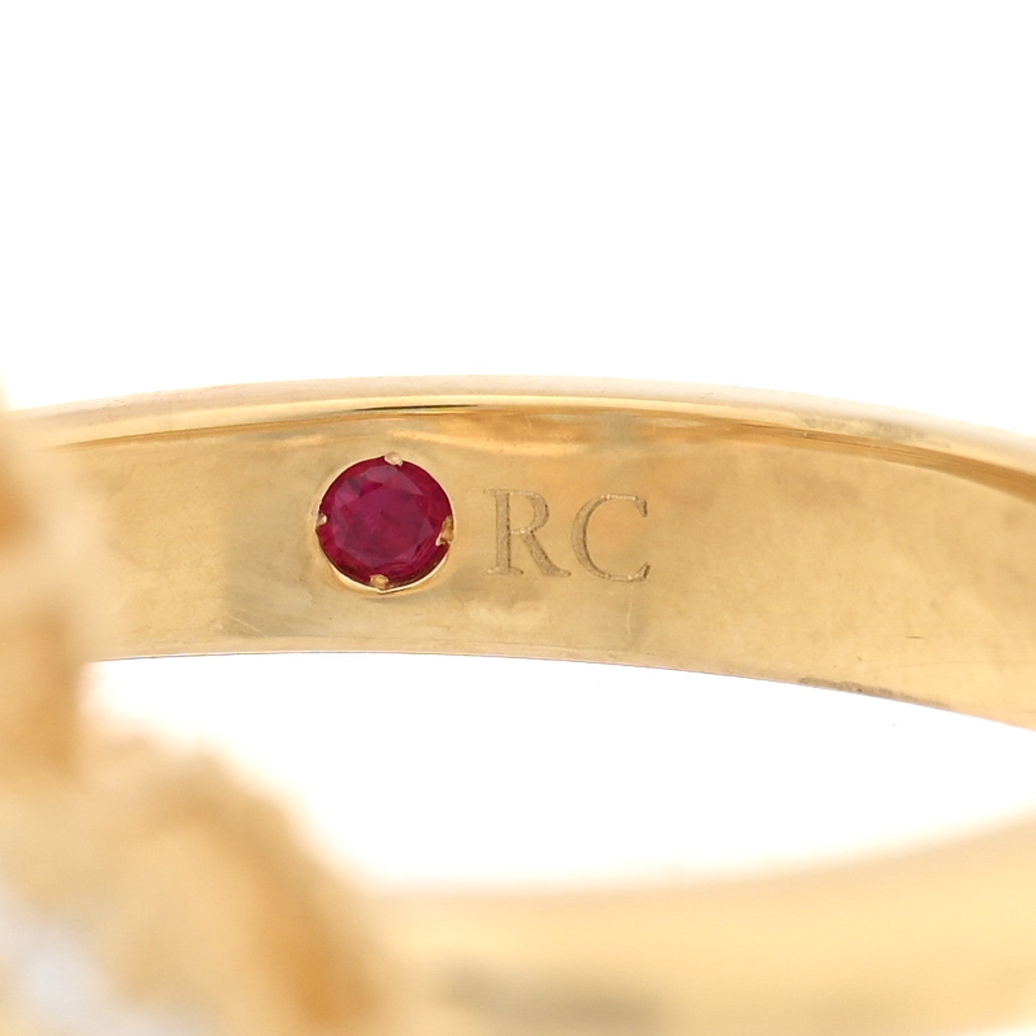 Roberto Coin 18K Yellow Gold Diamond Small Venetian Princess Flower Ring 53 6.25 4 of 4