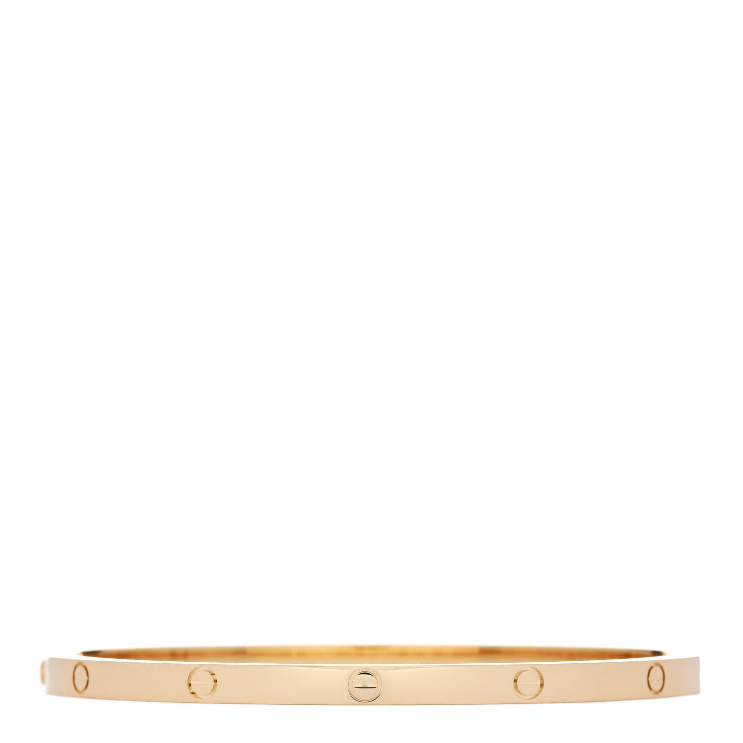 Cartier 18K Yellow Gold Small LOVE Bracelet 17 2 of 8